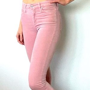 Blush colored AG jeans